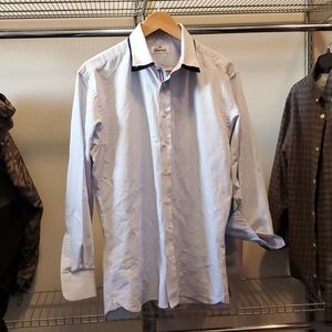 Custom tailored Italian men's dress shirt